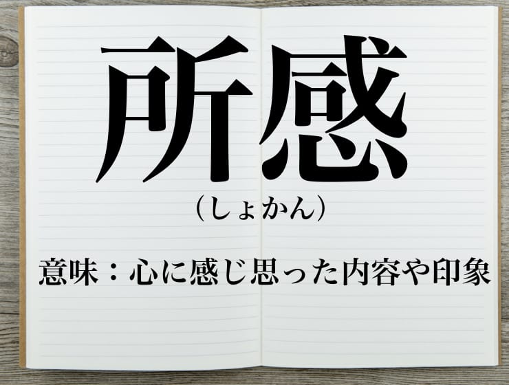 所感 の使い方に悩まない 正しい意味や類語を紹介 Career Picks