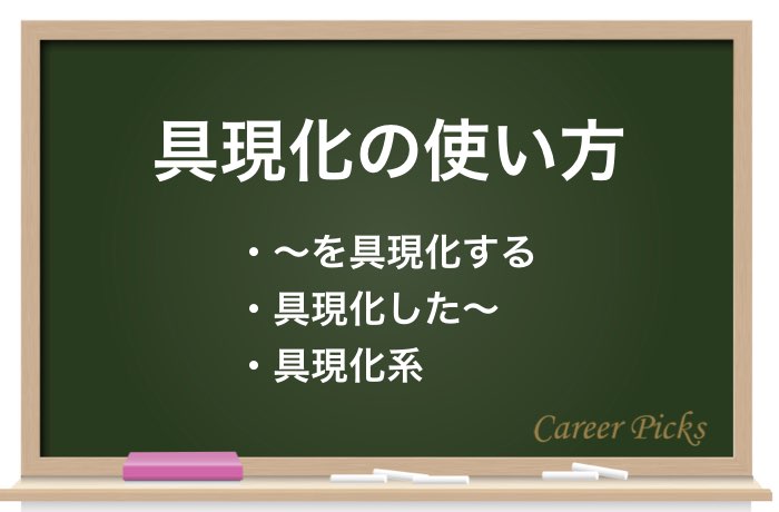 具現化 の意味とは 具体化 との違いや類語 対義語 英語も紹介 Career Picks