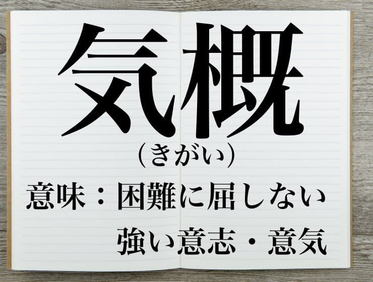 25 気概 の 意味