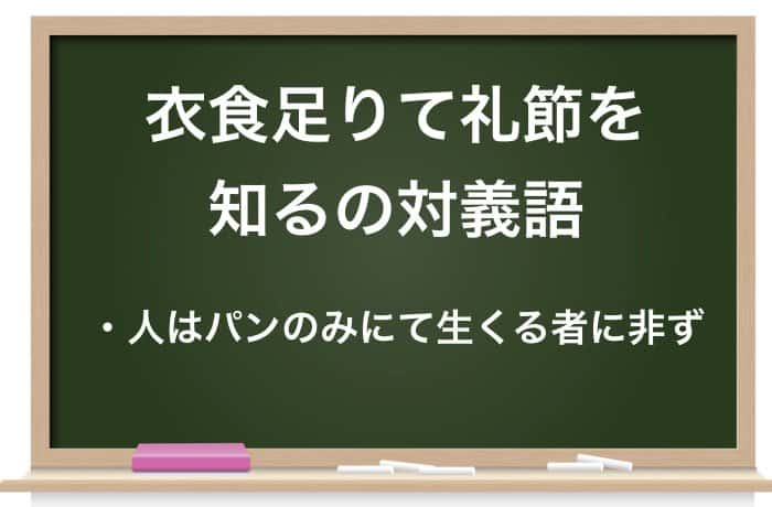 衣食足りて礼節を知る の意味とは 由来や類語 英語表現を解説 Career Picks