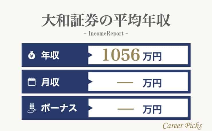 大和証券の平均年収