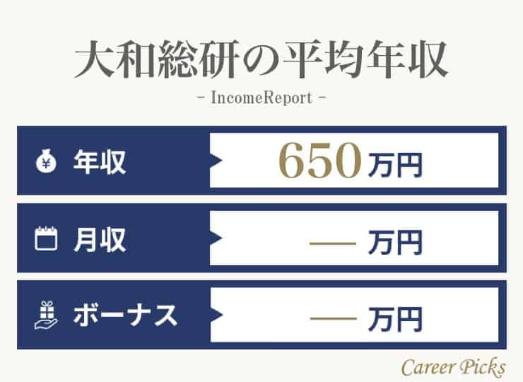 大和総研は平均年収は650万円 年齢別の平均年収や激務なのかを解説 Career Picks