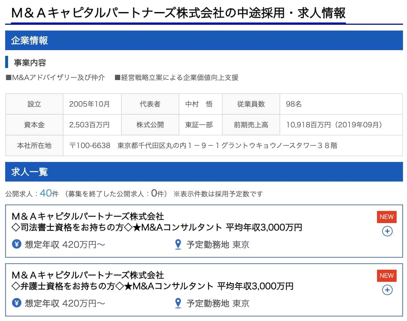 M Aキャピタルパートナーズの転職難易度は 評判や採用情報を徹底解説 Career Picks